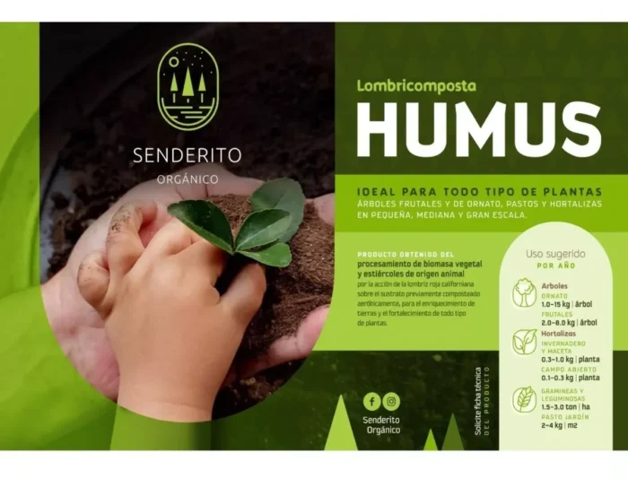 humus de lombriz senderito orgánico